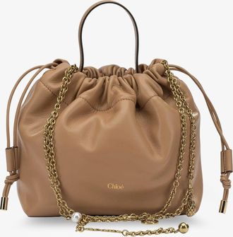 Chlo&eacute; Borsa a tracolla Chlo&eacute; Icons in pelle con logo frontale - CHLOE - gender_Woman