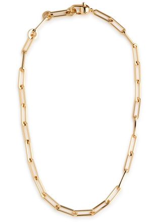 JENNY BIRD Andi Slim Gold-dipped Chain Necklace - One Size
