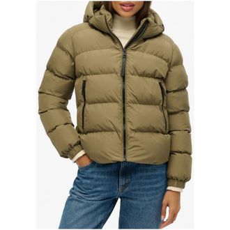 Superdry Womens Everest Ella Padded Jacket - Sage Green - Size Small