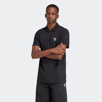 adidas Poloshirt ADIDAS ORIGINALS ESS POLO TEE, Herren, Gr. XXL, schwarz, Obermaterial: 100% Baumwolle, Shirts Poloshirt