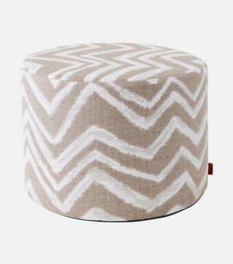 Missoni Graffiti Zigzag pouf