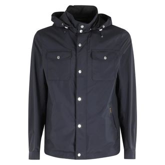 Moorer Heren, Jassen, Blauw, Maat: 2XL