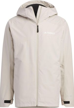 adidas Three-In-One RAIN.RDY Soft Shell Jacket Asia Sizing Beige IL8973