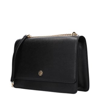 Tory Burch Leather Crossbody Bag - Black
