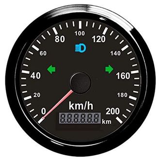 OEM Veloc&iacute;metro Gps De 200 Km/h Para Coche, Motocicleta, Od&oacute;metro, Kilometraje De 85 Mm, 12 V, 24 V, Resistente Al Agua