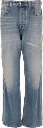 Diesel 2024 D-Macs Relaxed Faded Jeans