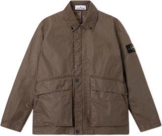 Stone Island Coach Jacket - Heren - Zomerjassen - Bruin - XL - Katoen - Jassen