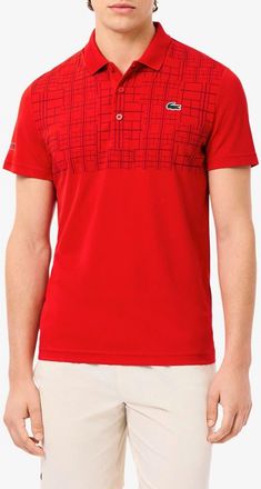 Lacoste Novak Djokovic Regular Fit Polo in Red at Nordstrom, Size 8
