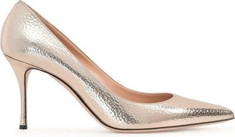Sergio Rossi Rose Gold Calfskin High Heel Womens Pumps
