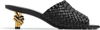 Bottega Veneta Sandalo - female - Bottega Veneta - Heeled Mules - Black - 3 UK - Shoes