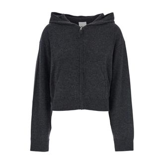 Allude Dames, Truien, Grijs, Maat: L Wol