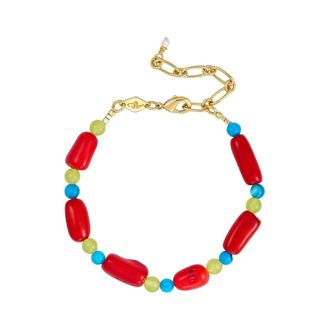 Anni Lu Accessoires, Dames, Veelkleurig, ONE Size, Red Crush Armband