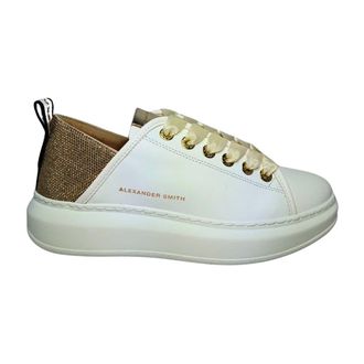 Alexander Smith Sneakers, female, White, Size: 11 US Leather Sneaker