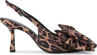 Kurt Geiger Womens Ana Heels - Tan Fabric - Size UK 4