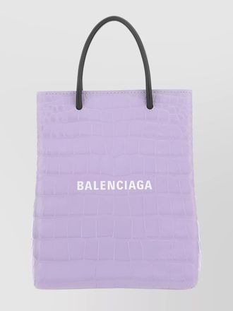 Balenciaga cabas leather tote bag
