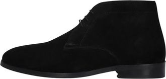 Stefano Lauran Lace-up Boots - Heren - Veterlaarzen - Zwart - 43 EU - Su&egrave;de - Schoenen