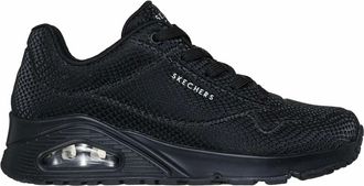 Skechers Uno Shiny Scale - Dames - Sport - Zwart - Maat: 41 EU
