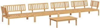 vidaXL 5 Piece Garden Pallet Sofa Set Solid Wood Acacia Vidaxl