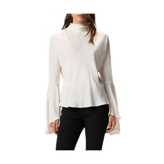 Pinko Blouses, female, White, S, Stylish Blouse in Pink