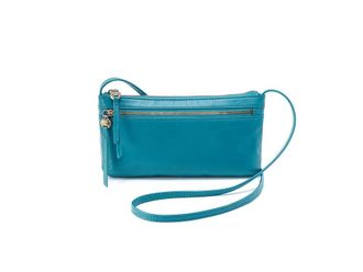 Hobo Cara Crossbody Cross Body Womens Handbags Biscayne Blue, Leather