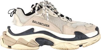 Balenciaga Pre-owned Womens Triple S Sneakers in Beige - Size EU 37