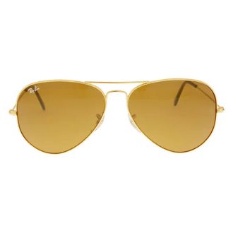 Ray-Ban Aviator Classic B-15 Brown Pilot Unisex Sunglasses RB3025 001/33 62