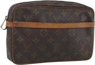 Louis Vuitton Pre-owned Clutches, female, Brown, Size: ONE SIZE Pre-owned Vintage Clutch Bag