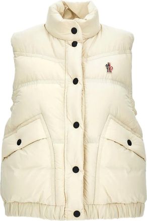 Moncler quilted-panelled gilet - women - Polyamide/Polyester - 2 - White