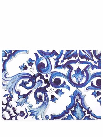 Dolce & Gabbana Mediterraneo-print placemats (set of 36) - unisex - Paper - One Size - Blue