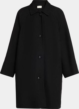 The Row Etoli Cotton Single-Breasted Coat