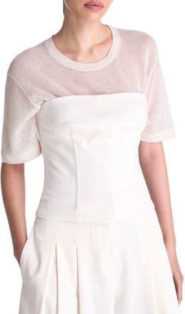 TWP Jillian Bustier Strapless Top in Ivory at Nordstrom Rack, Size 0