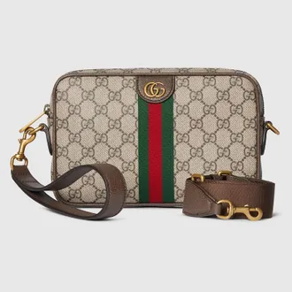 Gucci Ophidia Small Crossbody Bag, Beige, GG Canvas