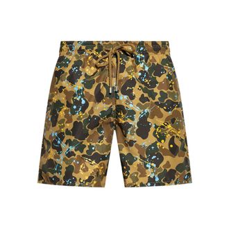 Palm Angels X Vilebrequin Paint-splatter Print Swim Shorts
