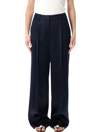 Anine Bing Trent High Waisted Wide Leg Trousers