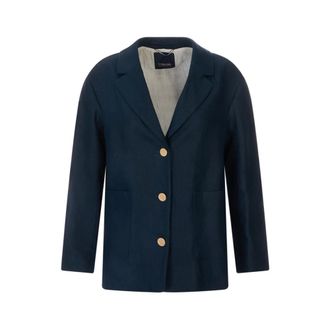 Max Mara Blazers, female, Blue, Size: 2XS Carlotta Blazer
