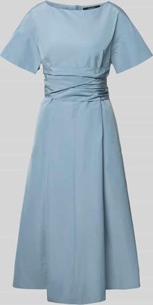 Max Mara Flie&szlig;endes Freizeitkleid mit Baumwoll-Anteil Modell PIOPPO in Hellblau, Gr&ouml;&szlig;e 34