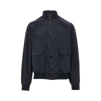 Aspesi Cotton canvas bomber jacket Man M