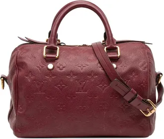 Louis Vuitton Borsa a tracolla Speedy Bandouliere 25 con monogramma 2012 - Rosso