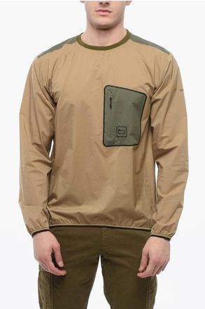Woolrich Lang mouwen HIGH AERATION Tech shirt in beige