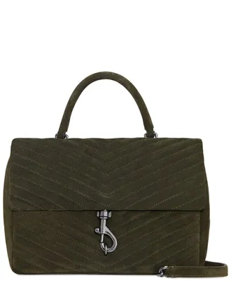 Rebecca Minkoff Edie Chevron Quilt Leather Shoulder Bag