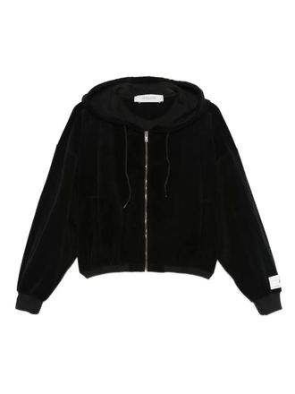 Golden Goose zip-up hoodie - women - Cotton - M - Black