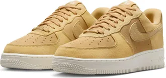 Nike Air Force 1 07 Basketball Sneaker in Club Gold/Gold/Sail at Nordstrom, Size 5.5