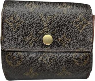 Louis Vuitton Pre-owned Wallets, female, Brown, Size: ONE SIZE Pre-owned Leather Wallet