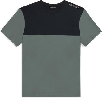 Freddy T-shirt colour block con stampa sulla spalla