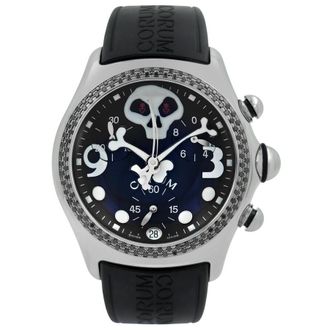 Corum Pre-owned Corum Jolly Roger Chronograph Quartz Black Dial Mens Watch 396.257.49