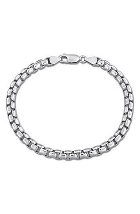 Delmar Box Chain Bracelet in Silver at Nordstrom Rack