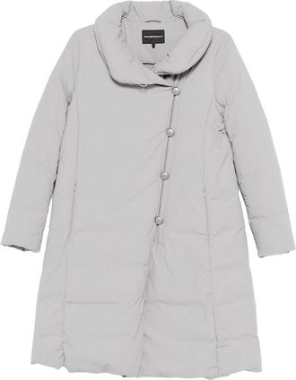 Emporio Armani Nylon Midi Down Jacket