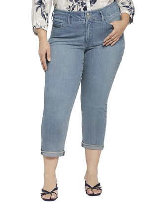 NYDJ Plus Chloe Thistle Falls Capri Jean