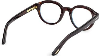 Tom Ford Eyewear Occhiali tondi - Marrone