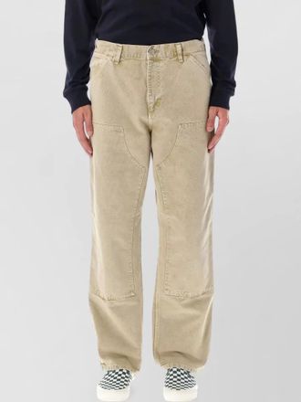 Carhartt Work in Progress workwear canvas pants reinforced knee design
